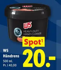 Lidl W5 Håndrens tilbud