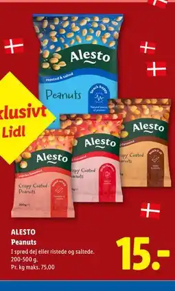 Lidl ALESTO Peanuts tilbud
