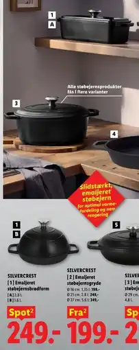 Lidl SILVERCREST Emaljeret støbejernsbrødform tilbud