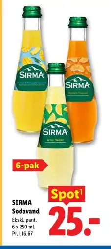 Lidl SIRMA Sodavand tilbud
