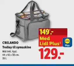 Lidl CRELANDO Trolley til symaskine tilbud