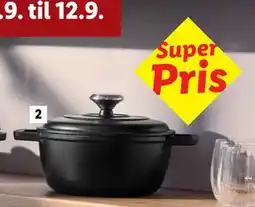 Lidl SILVERCREST Emaljeret støbejernsgryde tilbud