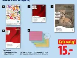 Lidl CRELANDO Tegneblok tilbud