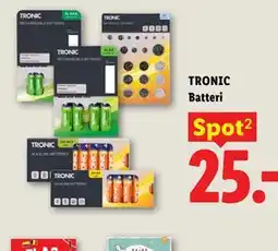 Lidl TRONIC Batteri tilbud