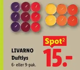 Lidl LIVARNO Duftlys tilbud