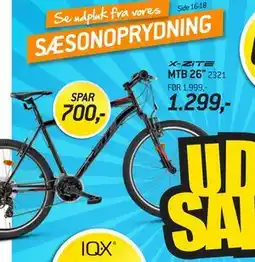 Thansen X-ZITE MTB 26 2321 tilbud