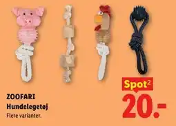 Lidl ZOOFARI Hundelegetøj tilbud