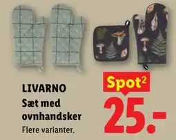 Lidl LIVARNO Sæt med ovnhandsker tilbud