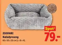 Lidl ZOOFARI Kæledyrsseng tilbud