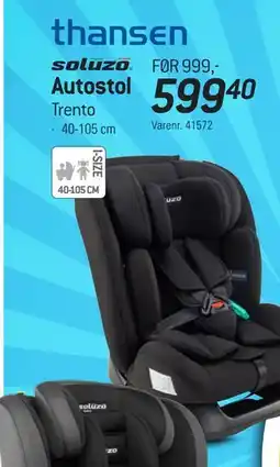 Thansen Soluzo Autostol Trento tilbud