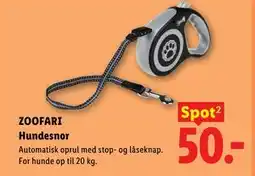 Lidl ZOOFARI Hundesnor tilbud