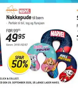Thansen Marvel Nakkepude til børn tilbud