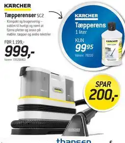 Thansen KÄRCHER Tæpperenser tilbud