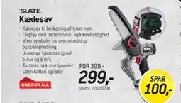 Thansen SLATE Kædesav tilbud