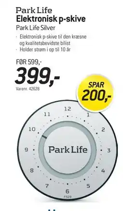 Thansen Park Life Elektronisk p-skive tilbud