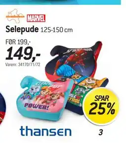 Thansen Marvel Selepude 125-150 cm tilbud