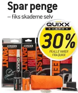Thansen 30% PÅ ALLE VARER FRA QUIXX tilbud