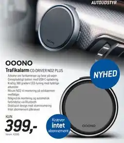 Thansen OOONO Trafikalarm tilbud