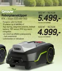 Thansen Grouw Robotplæneklipper RTK + Vision tilbud