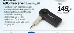 Thansen AUX-IN receiver tilbud