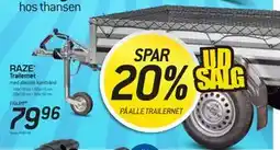 Thansen RAZE Trailernet tilbud
