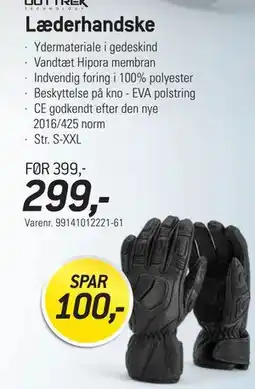 Thansen Læderhandske tilbud