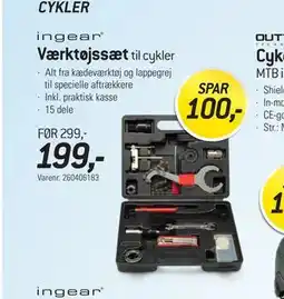 Thansen ingear Værktøjssæt til cykler tilbud