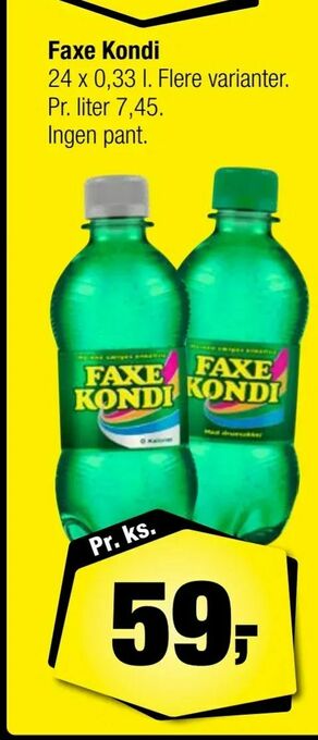 Calle Faxe Kondi tilbud
