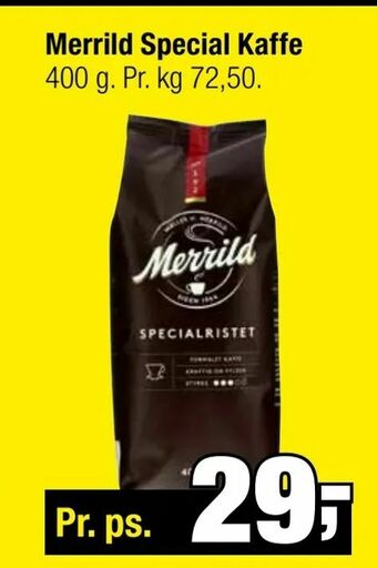 Calle Merrild Special Kaffe tilbud