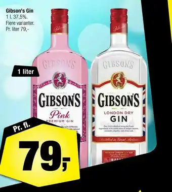 Calle Gibson's Gin tilbud