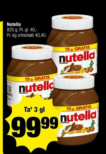 Calle Nutella tilbud