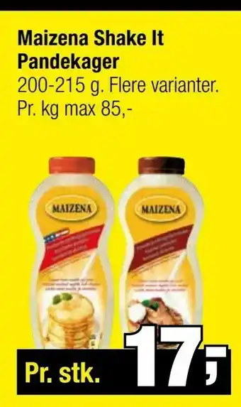 Calle Maizena Shake It Pandekager tilbud