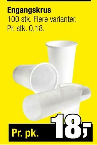 Calle Engangskrus tilbud