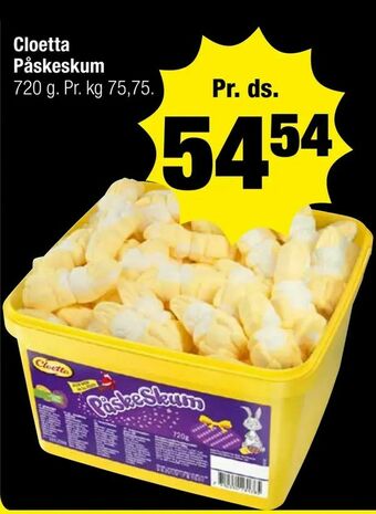 Calle Cloetta Påskeskum tilbud