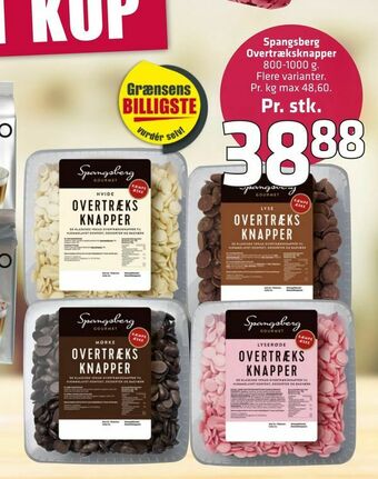 Fleggaard Spangsberg Overtræksknapper tilbud