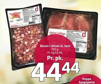 Fleggaard Bacon i skiver el. tern tilbud