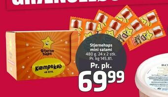 Fleggaard Stjernehaps mini salami tilbud