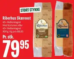 Min Købmand Riberhus Skæreost tilbud