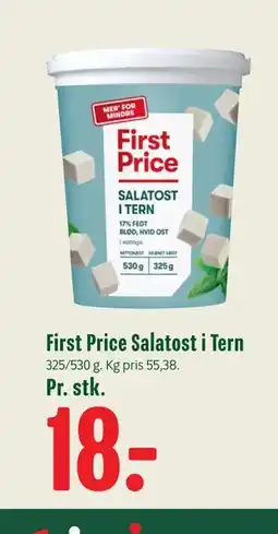 Min Købmand First Price Salatost i Tern tilbud