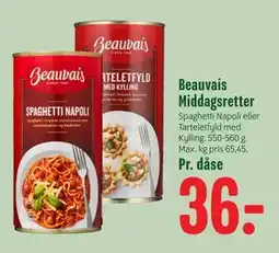 Min Købmand Beauvais Middagsretter tilbud