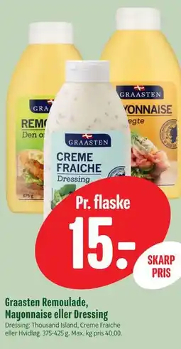 Min Købmand Graasten Remoulade, Mayonnaise eller Dressing tilbud