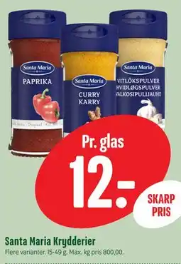 Min Købmand Santa Maria Krydderier tilbud