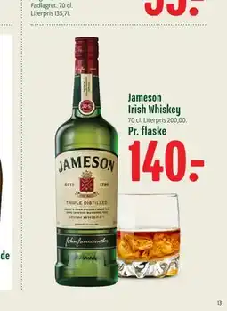 Min Købmand Jameson Irish Whiskey tilbud