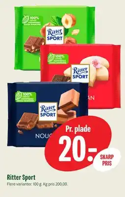 Min Købmand Ritter Sport tilbud