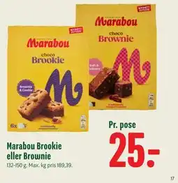 Min Købmand Marabou Brookie eller Brownie tilbud