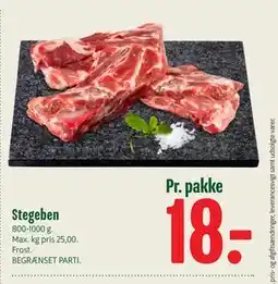 Min Købmand Stegeben tilbud