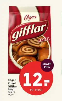 SPAR Pågen Kanel Gifflar tilbud