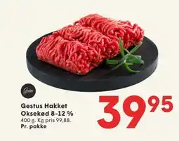 SPAR Gestus Hakket Oksekød 8-12 % tilbud
