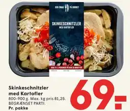 SPAR Skinkeschnitzler med Kartofler tilbud