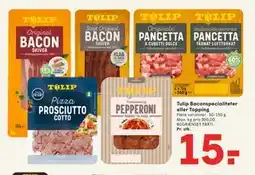 SPAR Tulip Baconspecialiteter eller Topping tilbud